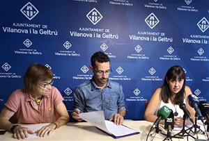 Blanca Albà, Jordi Medina i Olga Arnau. Eix