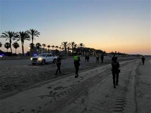 Bon funcionament del dispositiu de seguretat i neteja durant la revetlla de Sant Joan a Vilanova i la Geltrú. Ajuntament de Vilanova