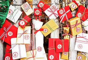 Calendari d'advent. Eix
