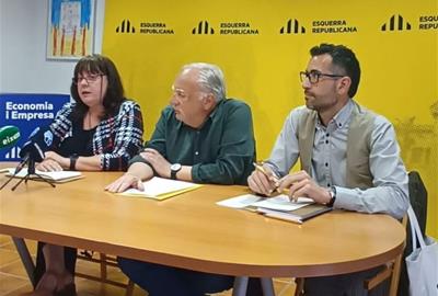 Canvi generacional a ERC Vilanova: Olga Arnau i Jordi Medina deixen l’acta de regidors després de deu anys. ERC