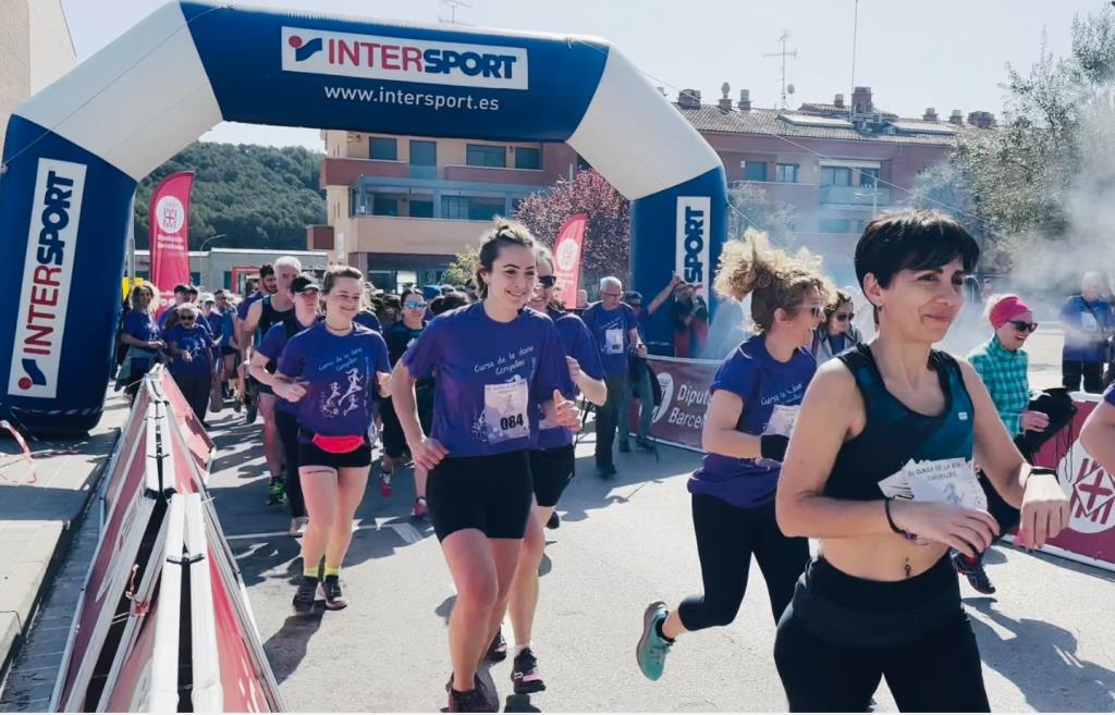 Canyelles es torna a vestir de solidaritat en la 2a Cursa de la Dona. Ajuntament de Canyelles