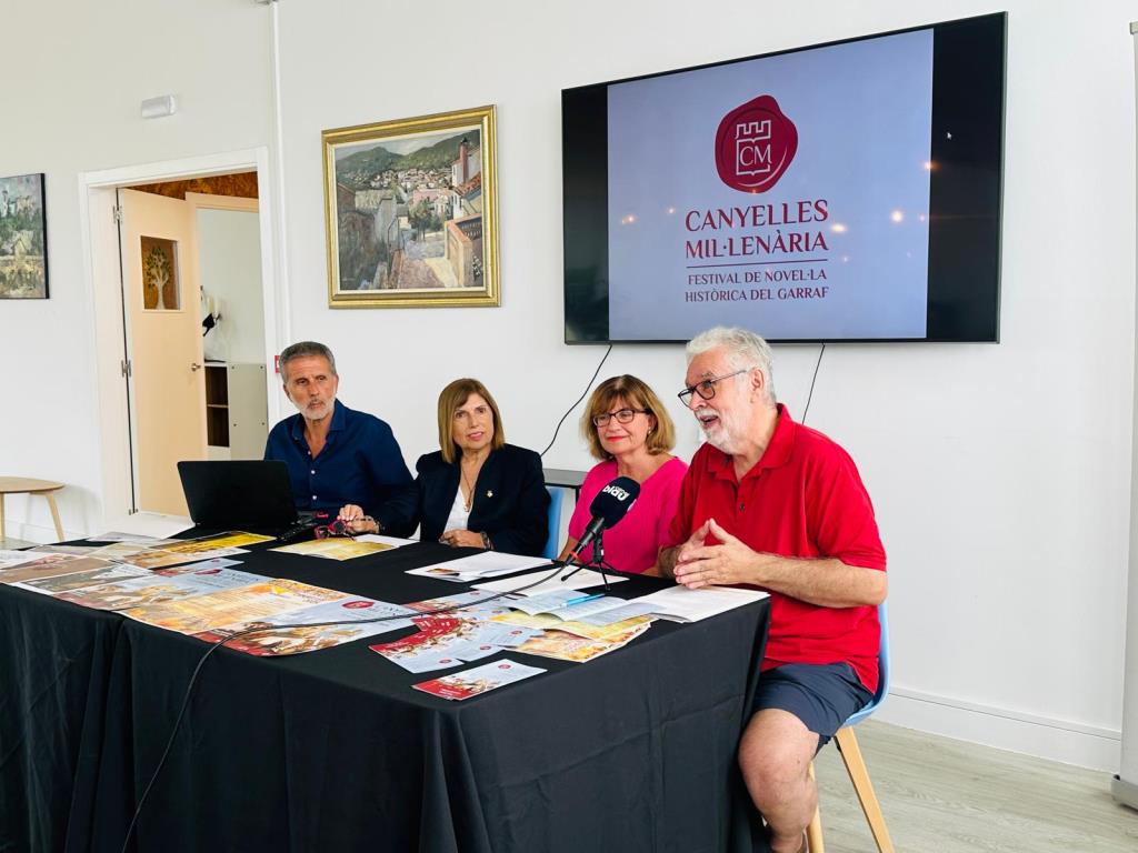 Canyelles obre la tardor amb el primer Festival de Novel·la Històrica del Garraf. Ajuntament de Canyelles