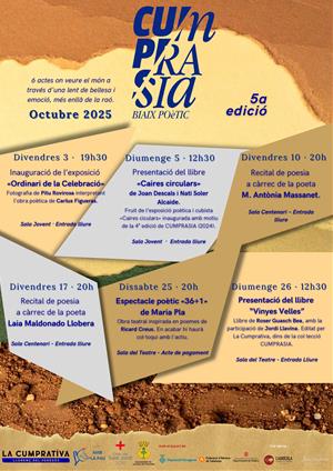 Cartell de la cinquena edició del festival Cumprasia, Biaix Poètic