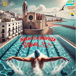 Cartell oficial del 53è Campionat Internacional de Natació Nudista. Eix