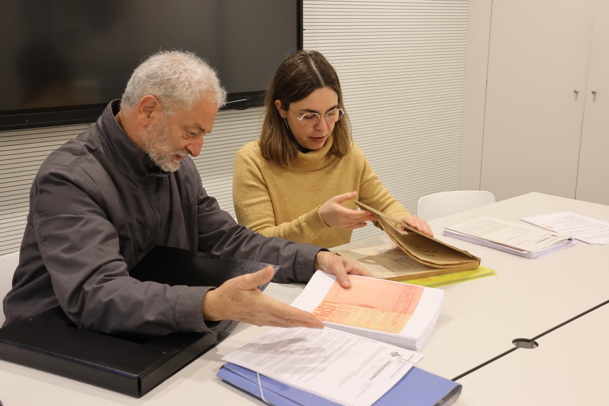 CCONG cedeix dos conjunts documentals de gran valor a l’Arxiu Municipal de Sant Sadurní. Ajt Sant Sadurní d'Anoia