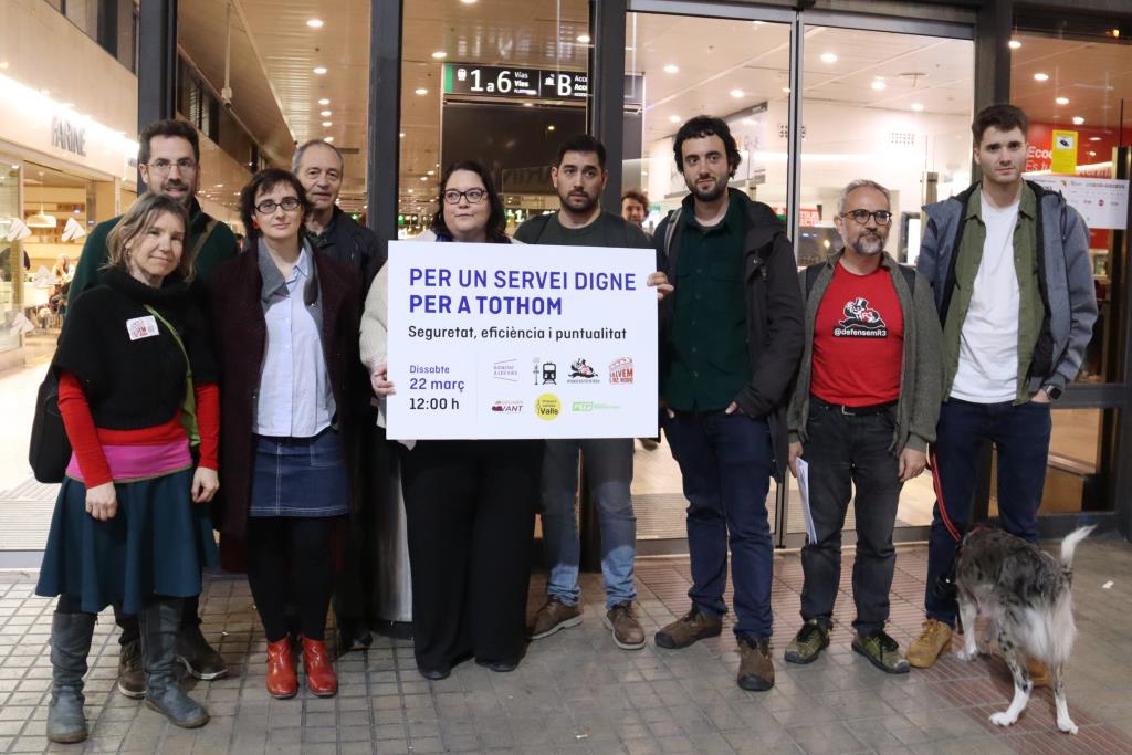 CCOO dona suport a la manifestació de dissabte per reclamar millores al servei de Rodalies. ACN