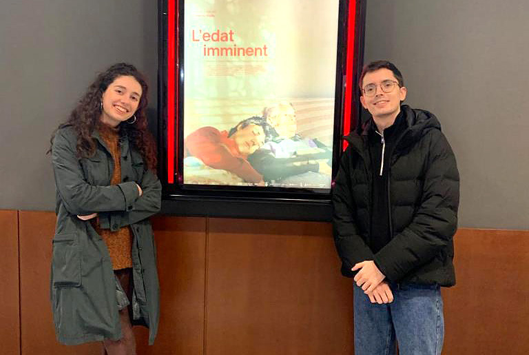 Clara Serrano i Gerard Simó. Eix