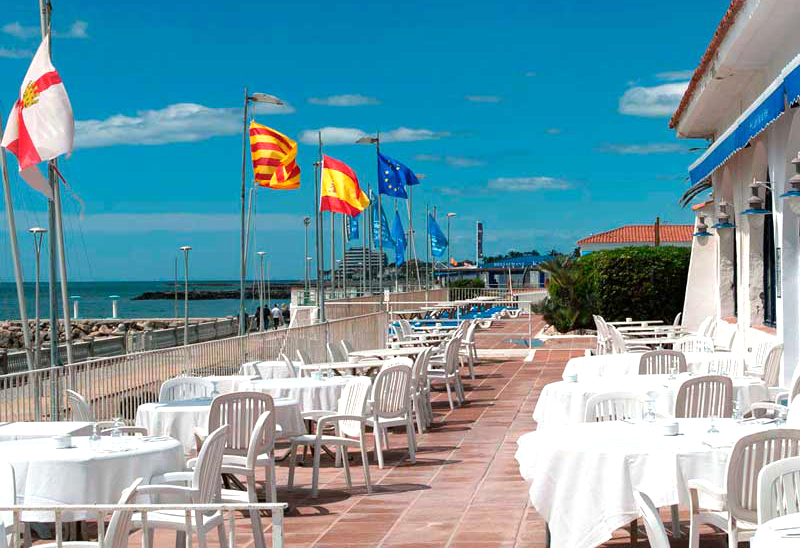 Club de Mar de Sitges. Eix
