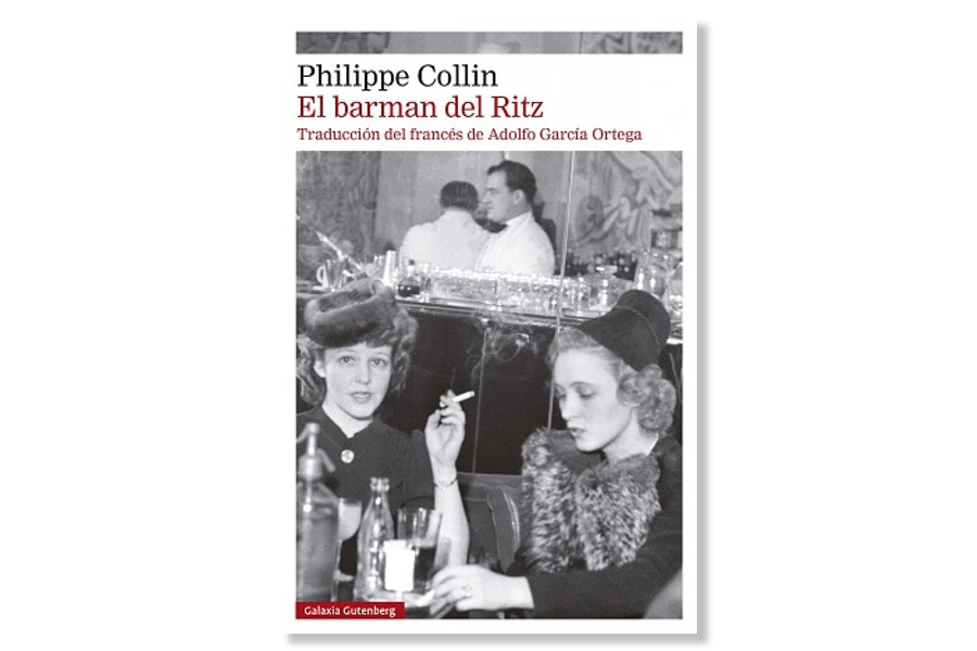 Coberta d' 'El barman del Ritz' de Philippe Collin. Eix