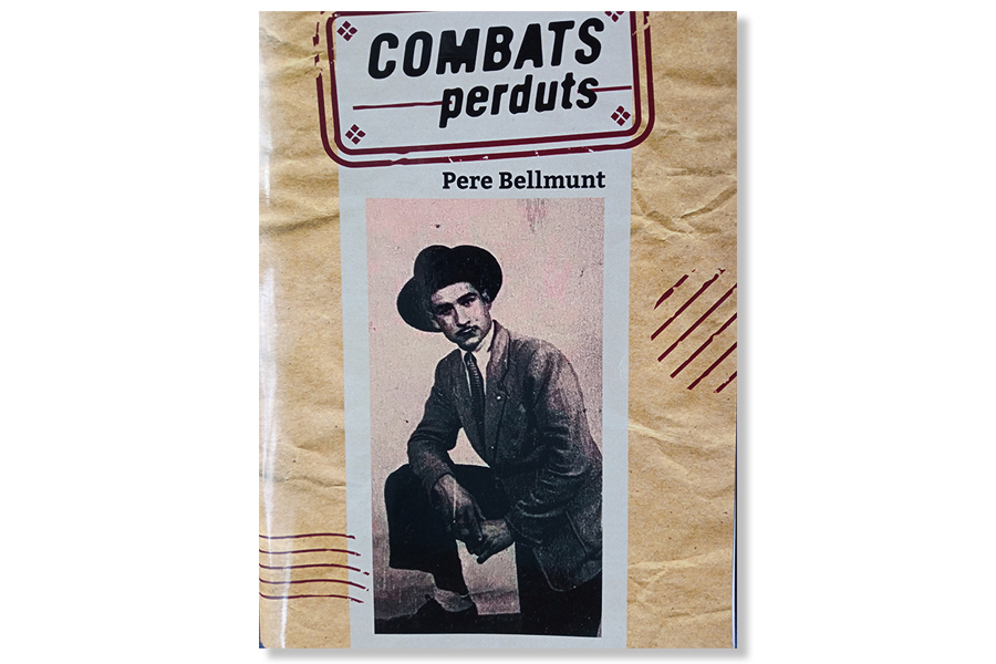 Coberta de 'Combats perduts' de Pere Bellmunt. Eix