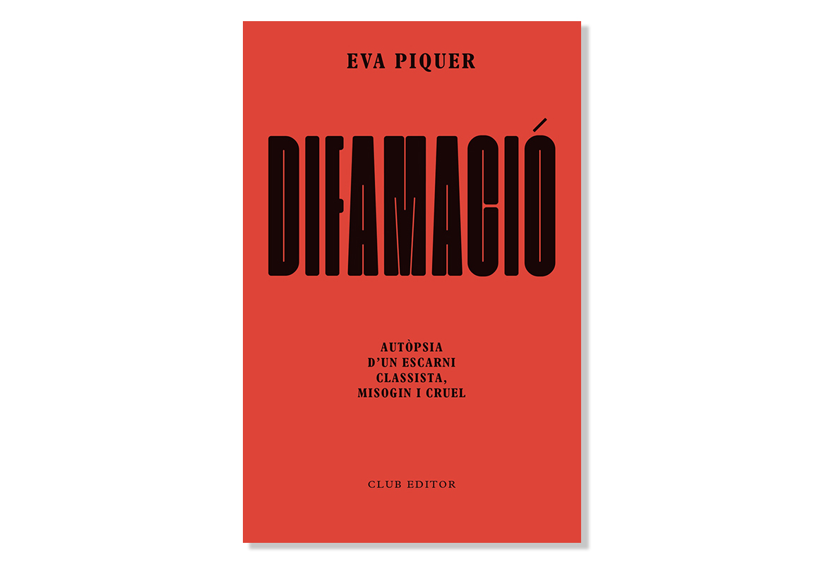 Coberta de 'Difamació', d'Eva Piquer. Eix