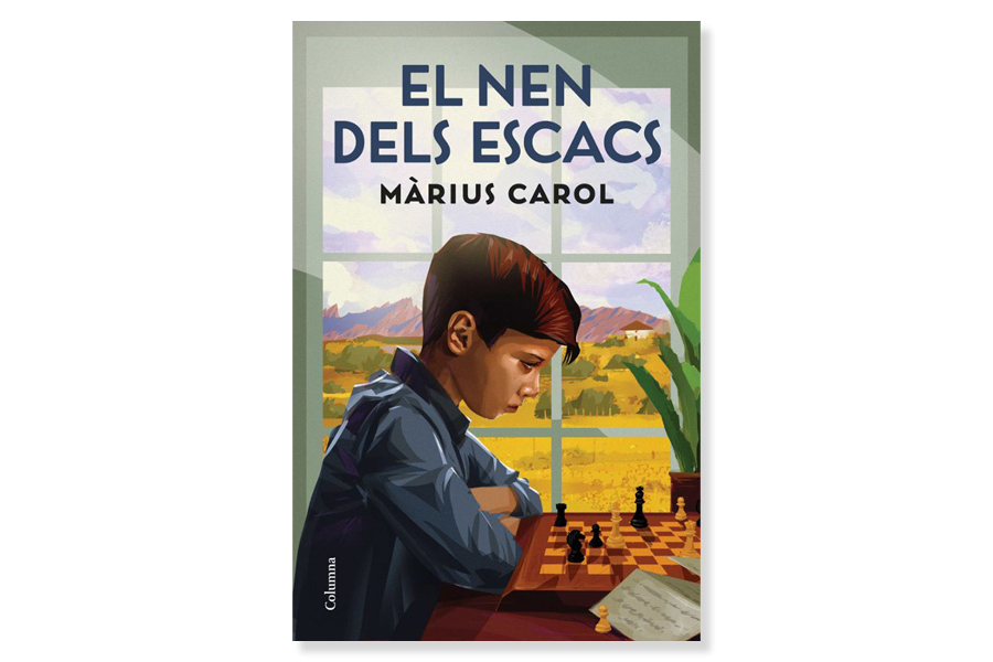 Coberta de 'El nen dels escacs' de Màrius Carol. Eix