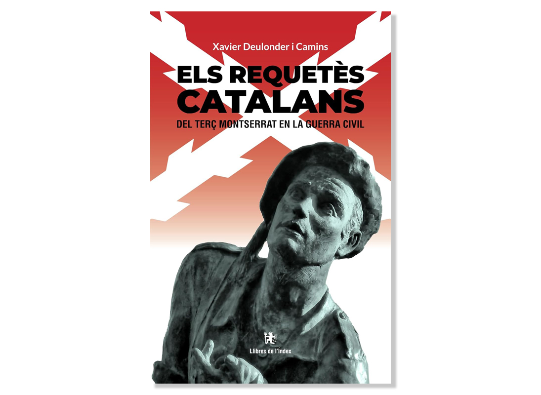 Coberta de 'Els requetès catalans: del terç Montserrat en la guerra civil' de Xavier Deulonder i Camins. Eix