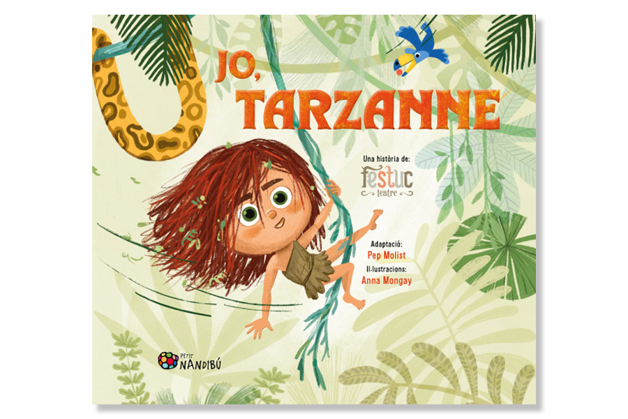 Coberta de 'Jo, Tarzanne'. Eix
