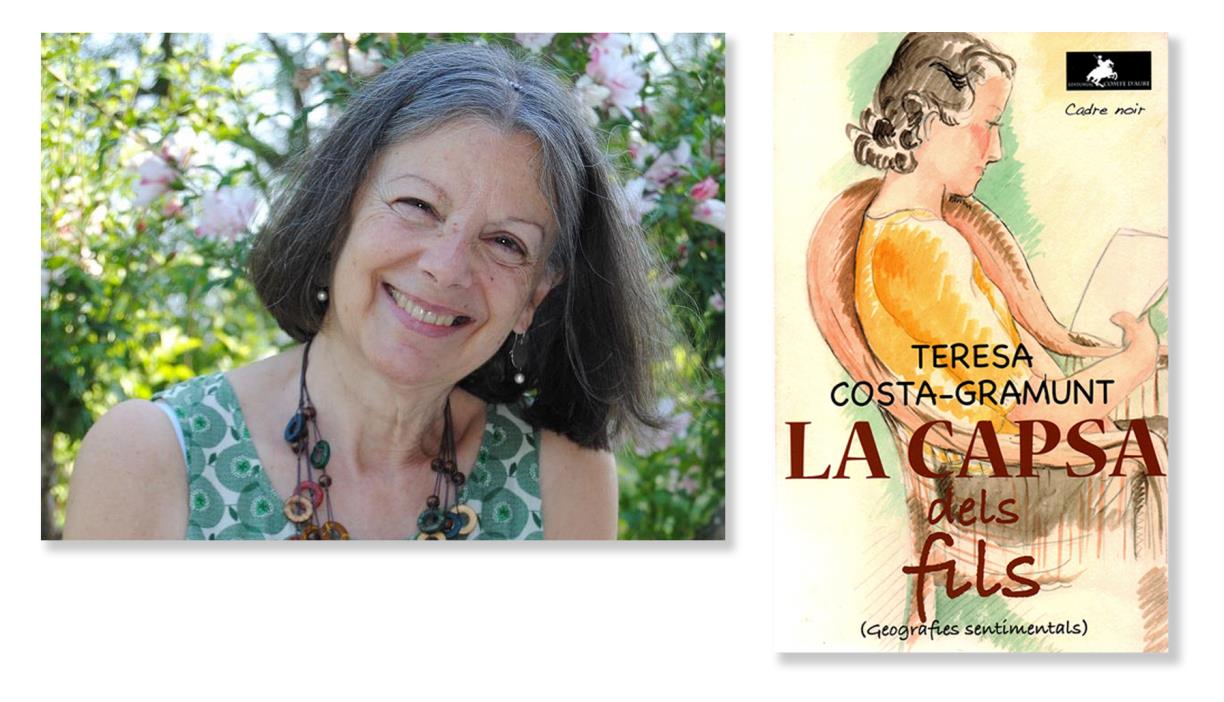 Coberta de 'La capsa dels fils' de Teresa Costa-Gramunt. Eix