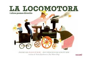 Coberta de 'La locomotora i altres poemes divertits' de Julian Tuwim. Eix