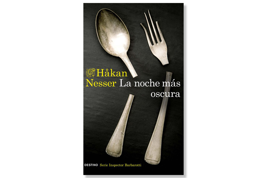 Coberta de 'La noche más oscura' de Hakan Nesser. Eix