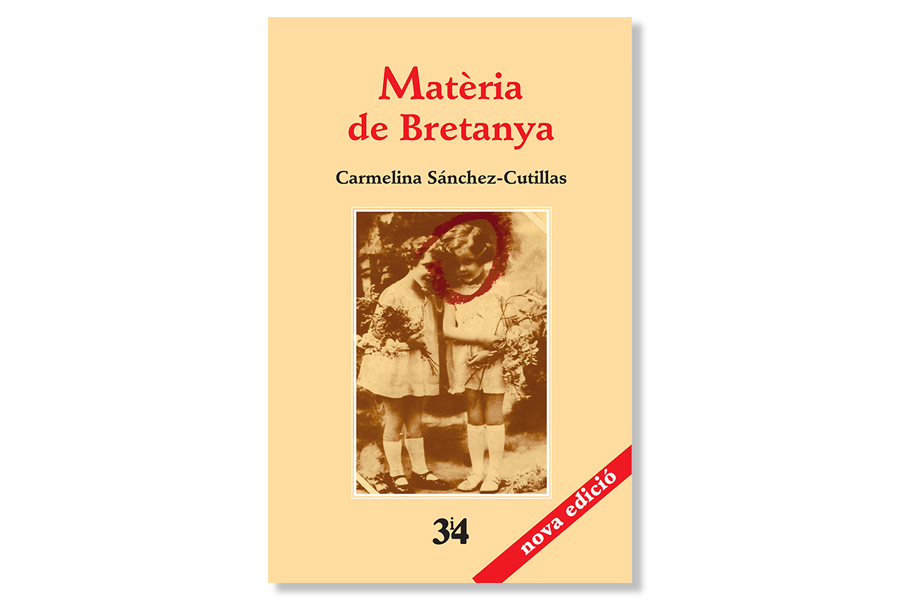 Coberta de 'Matèria de Bretanya' de Carmelina Sánchez-Cutillas. Eix