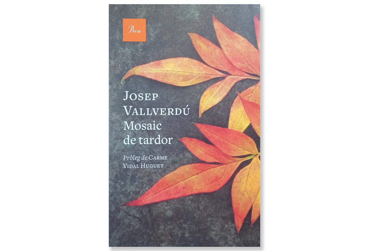 Coberta de “Mosaic de tardor” de Josep Vallverdú i Aixalà . Eix