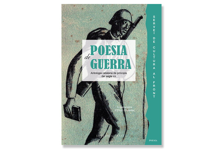 Coberta de 'Poesia de guerra'. Eix