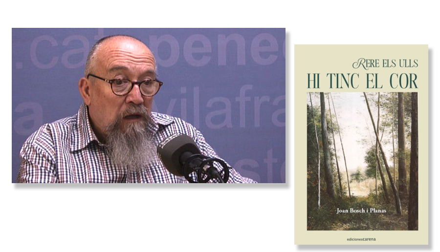 Coberta de 'Rere els ulls hi tinc el cor' de Joan Bosch i Planas. Eix