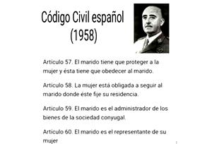 Codi Civil (1958). Eix