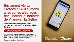 Com sabràs quan s'acaba el confinament per l'emergència química?. EIX