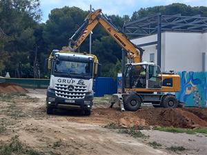 Comencen les obres de l’edifici nou de l’Escola Municipal de Música de Sitges. Ajuntament de Sitges