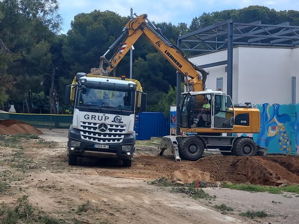 Comencen les obres de l’edifici nou de l’Escola Municipal de Música de Sitges. Ajuntament de Sitges