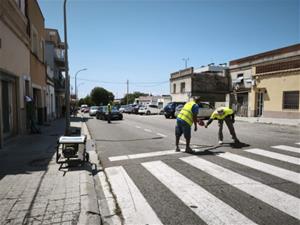 Comencen les obres de remodelació de l’avinguda de Vilafranca per fer-la més accessible . Ajuntament de Vilanova