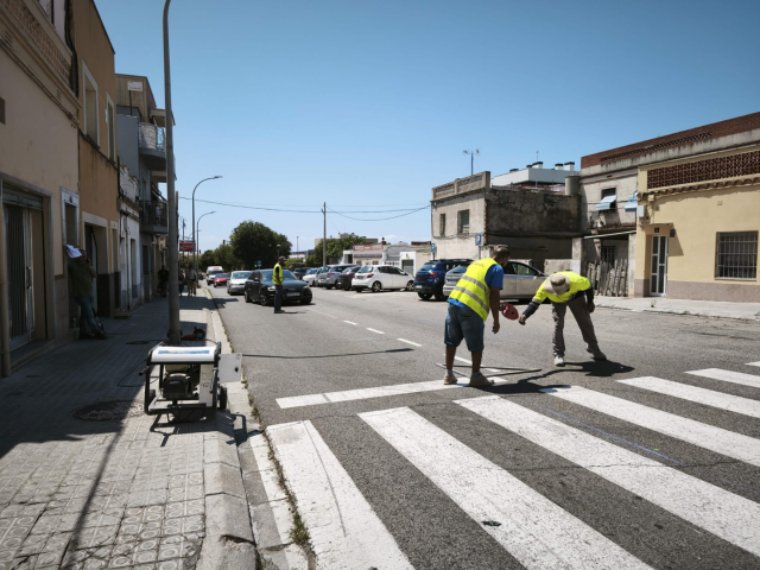 Comencen les obres de remodelació de l’avinguda de Vilafranca per fer-la més accessible . Ajuntament de Vilanova