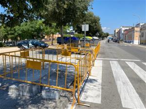 Comencen les obres de remodelació de l’avinguda de Vilafranca per fer-la més accessible 