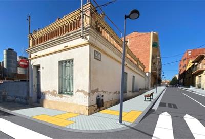 Comencen les obres de reurbanització del carrer Bisbe Estalella de Vilafranca. Ajuntament de Vilafranca