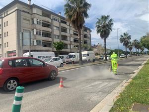 Comencen les obres per recuperar els dos carrils a la Ronda Ibèrica de Vilanova. EIX