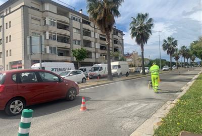 Comencen les obres per recuperar els dos carrils a la Ronda Ibèrica de Vilanova. EIX