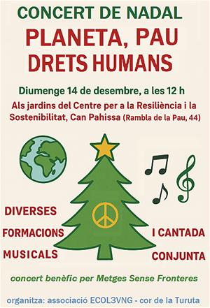 Concert “Nadal pel Planeta, la Pau i els Drets Humans”