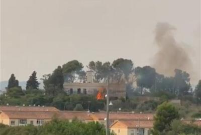 Controlat un incendi de vegetació a Sant Sadurní gràcies a la ràpida intervenció dels serveis d’emergència. Ajt Sant Sadurní d'Anoia