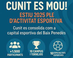 Cunit promoció esportiva . Eix