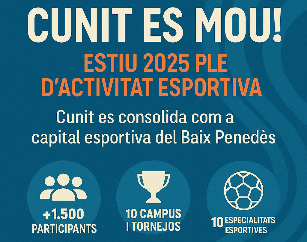 Cunit promoció esportiva . Eix