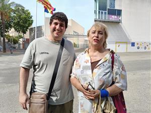 Daniel Carabantes i Graciela Haydeé Falconi en roda de premsa. Eix