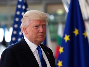 Donald Trump en una reunió amb els líders de la UE al Consell Europeu. ACN