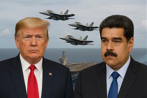 Donald Trump i Nicolas Maduro. Eix