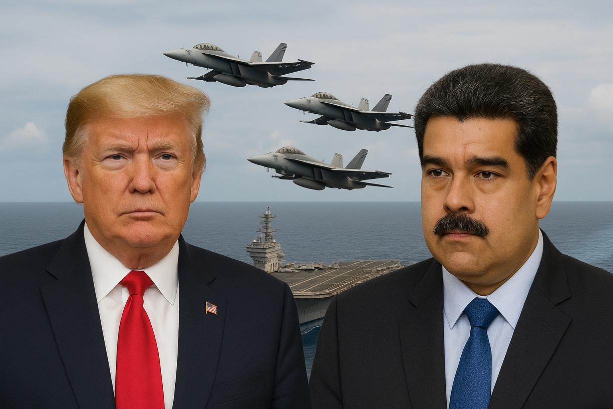 Donald Trump i Nicolas Maduro. Eix