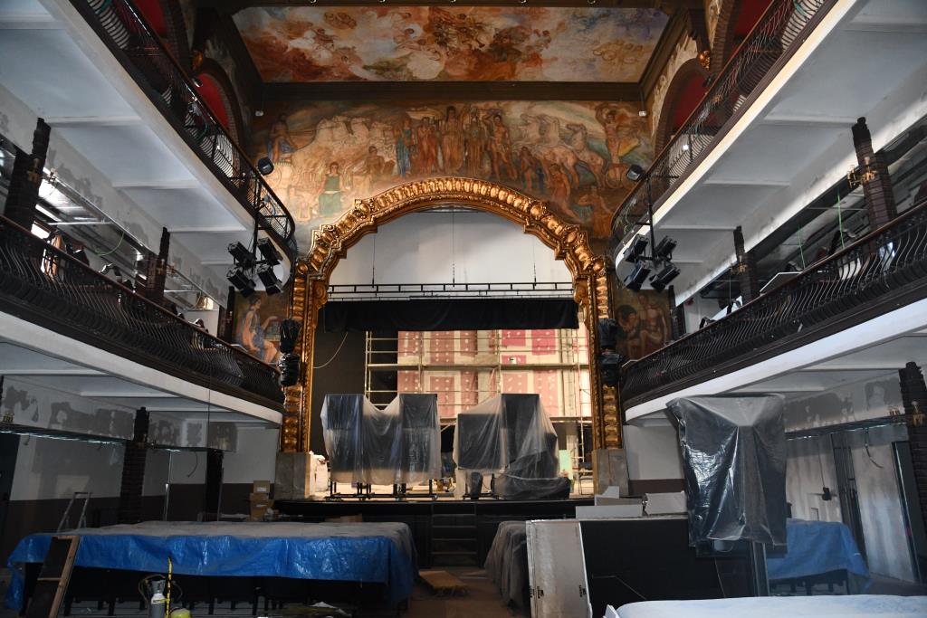 El Casino Prado Suburense entra en la recta final de les obres de rehabilitació del teatre. Ajuntament de Sitges