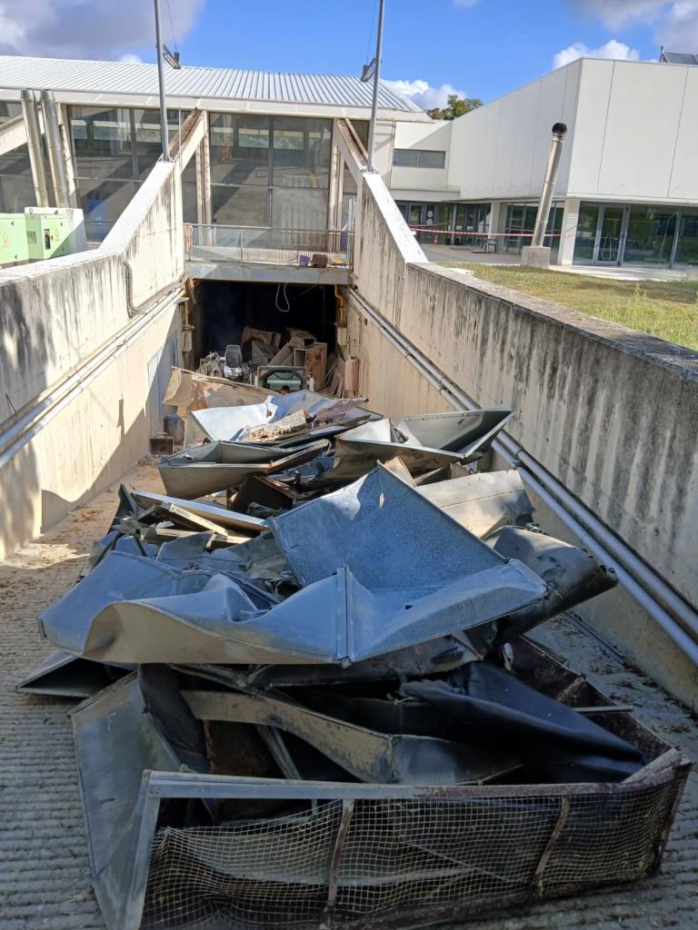 El Complex Aquàtic de Vilafranca preveu reobrir la zona seca a l’octubre i la piscina recreativa interior al novembre. Ajuntament de Vilafranca