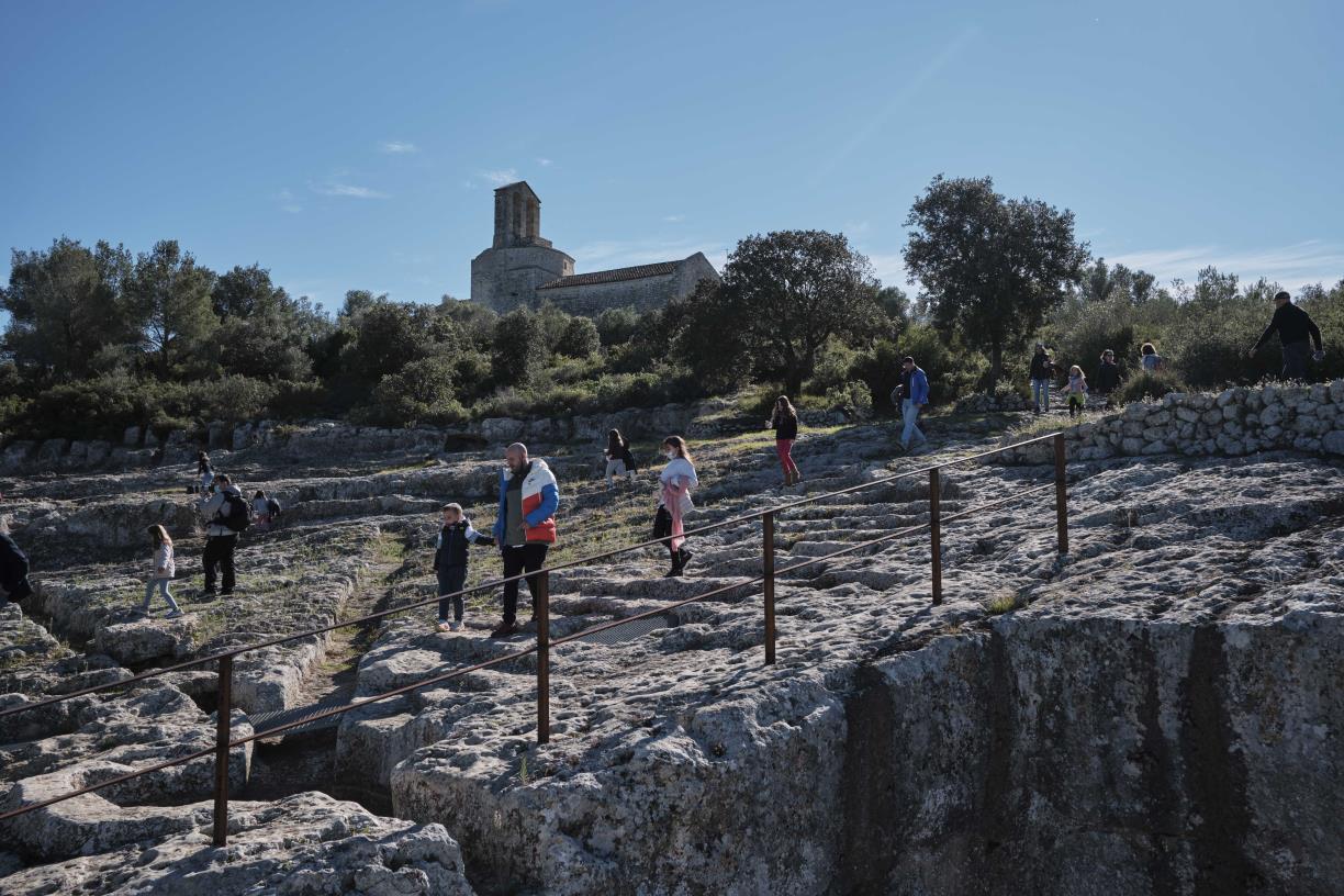 El conjunt monumental d’Olèrdola celebra la Matinal de Viu el Parc amb activitats familiars. Diputació de Barcelona