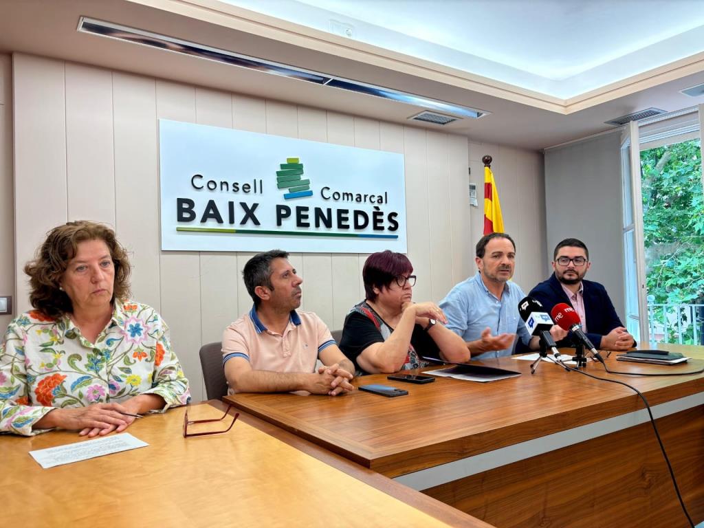 El Consell Comarcal del Baix Penedès impulsa un projecte pioner per reduir el malbaratament alimentari als menjadors escolars. CC Baix Penedès