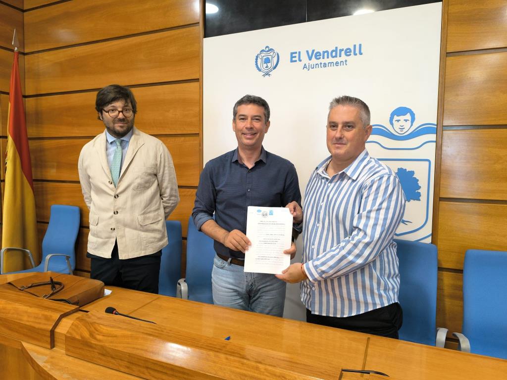 El Consell Comarcal del Baix Penedès ja disposa de terreny per construir la seva nova seu al Vendrell. Ajuntament del Vendrell