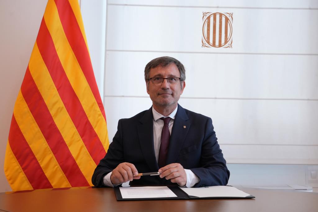 El conseller de Política Lingüística, Francesc Xavier Vila . ACN