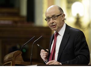 El ex ministre d'Hisenda, Cristóbal Montoro, al Congrés dels Diputats. ACN